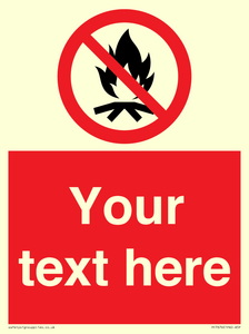 Custom prohibition No campfire